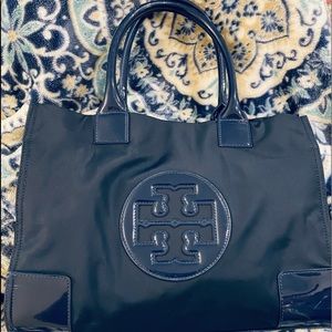 Tory Burch Ella tote-Navy Blue